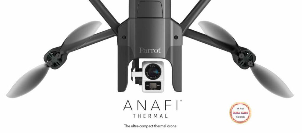 Drone Parrot Anafi Thermal camara dual