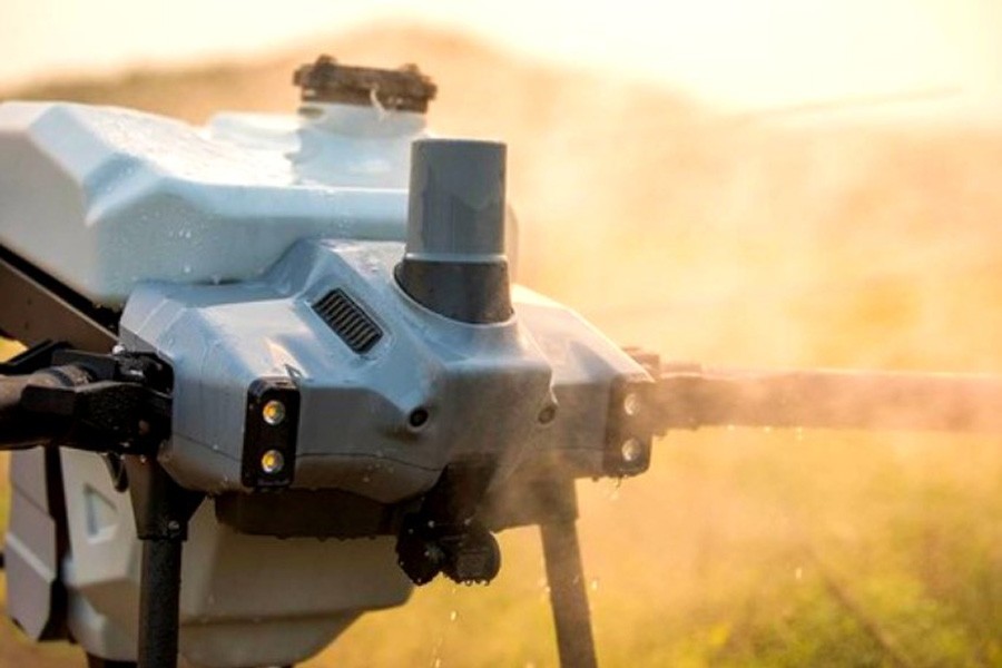Sistemas de posicionamiento y vuewlo seguro del Drone Agrícola Agras T20PDJI