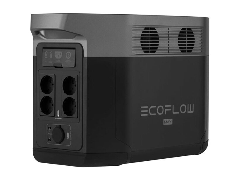 generador-de-energia-portatil-trescuartos EcoFlow DELTA Max (2000w)- Estación de carga portátil