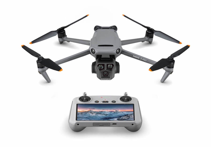 DJI Mavic 3 Fly More Combo, dron con cámara Hasselblad 4/3 CMOS, video de  5.1K, detección de obstáculos omnidireccional, vuelo de 46 minutos, retorno